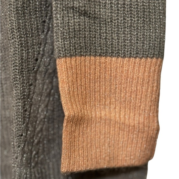 Avenue Lurex Color Blocked Sweater 14/16 - Picture 6 of 11